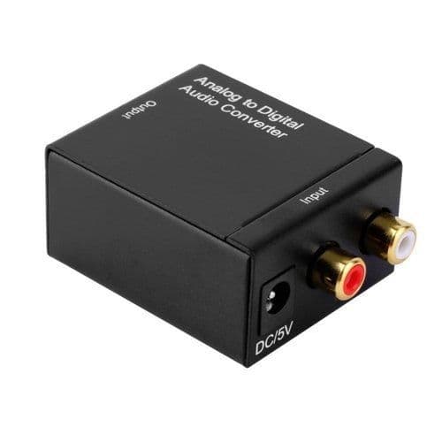 Digital to Analogue Audio Converter for TV, Optical and Coaxial