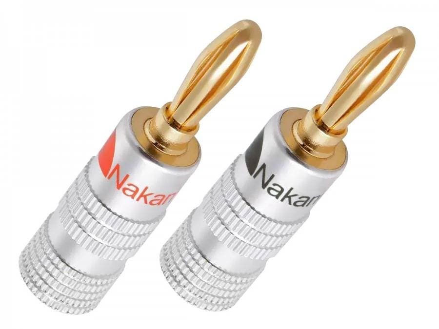 Nakamichi 24K Gold-Plated Banana Plugs