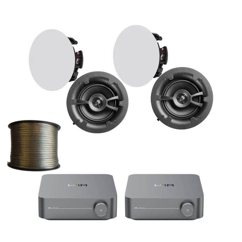 WiiM Amp 2-Zone Multiroom Audio Package
