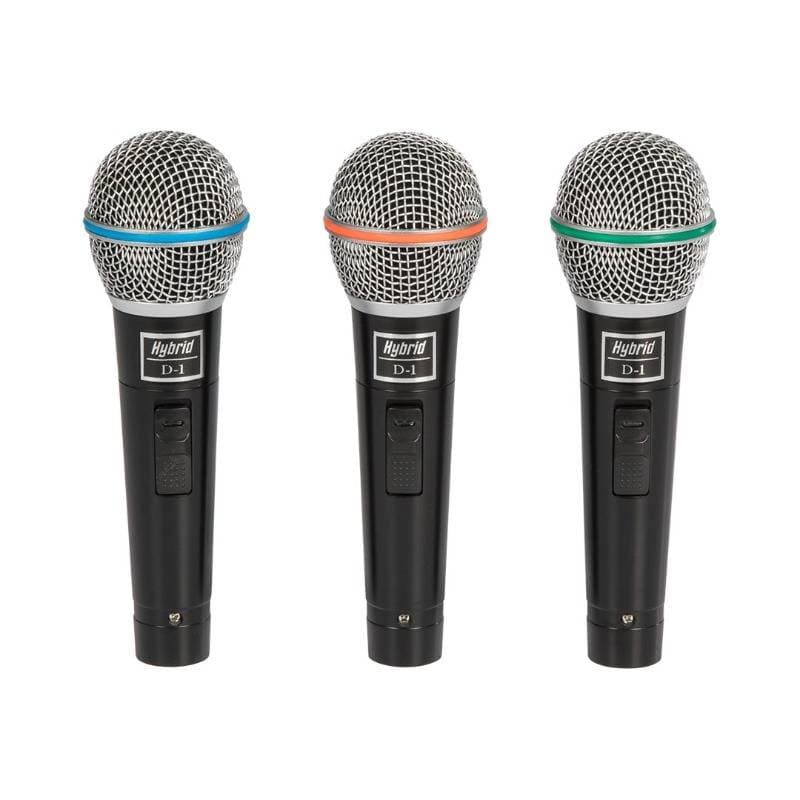 Hybrid D-1 Dynamic Vocal Microphone (3 Pack)