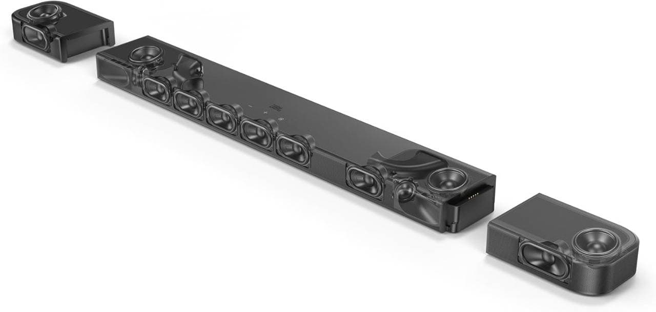 JBL BAR 1000MK2 7.1.4 Dolby Atmos Soundbar with Subwoofer, Black