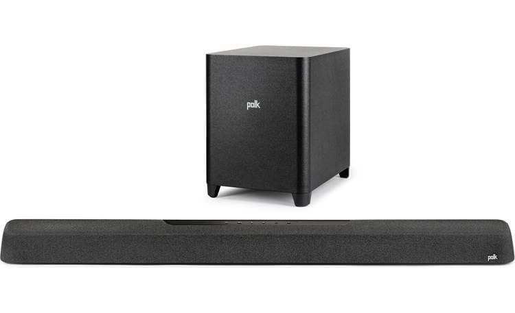 Polk Audio MagniFi Max AX Dolby Atmos Soundbar and Wireless Subwoofer