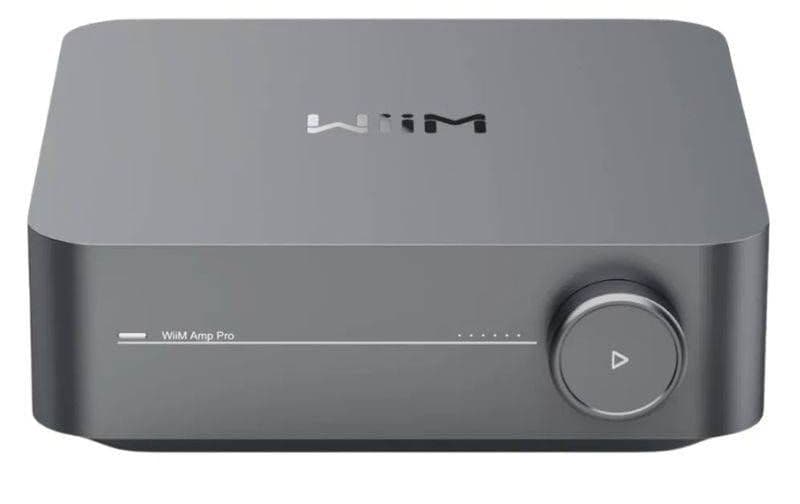 WiiM Amp Pro Streaming Stereo Amplifier, Grey