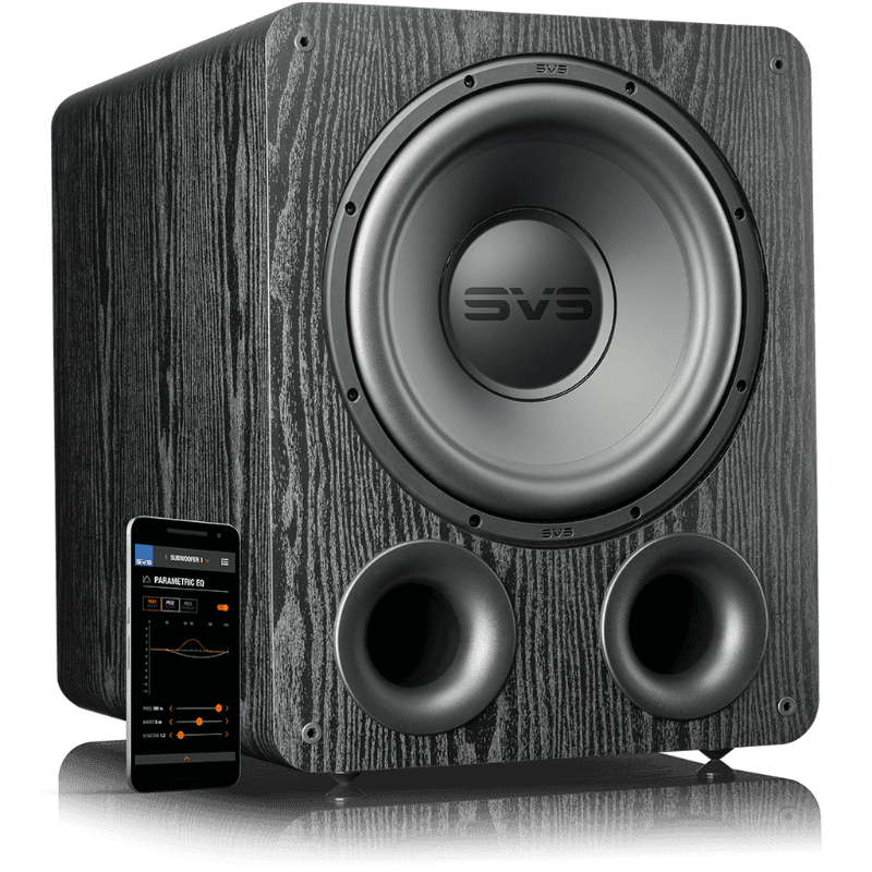 SVS PB-1000 Pro Powered Subwoofer, Black Ash