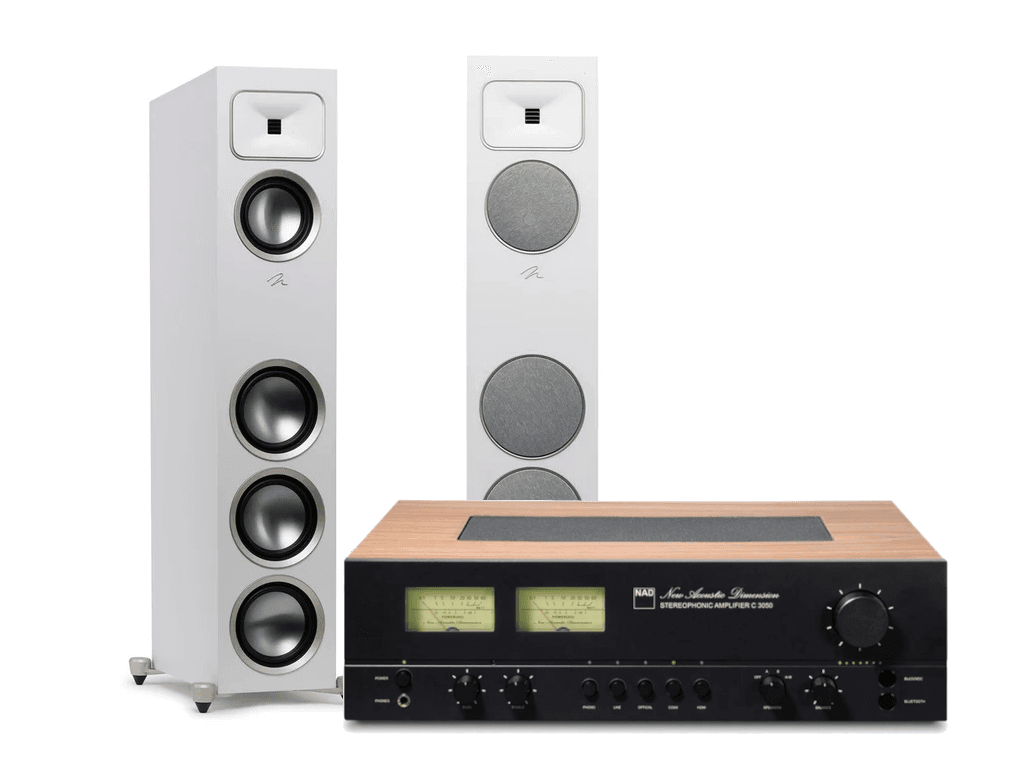 NAD C 3050 Amplifier + MartinLogan Foundation F2 Stereo Package