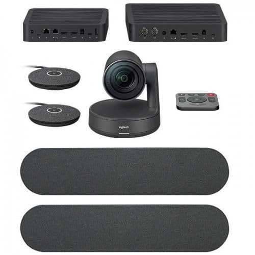 Logitech Rally Plus Video Conferencing System, Medium to Large Rooms