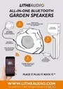 Lithe Audio Bluetooth Outdoor Garden Rock Speaker Pair 01622 3 13448 P